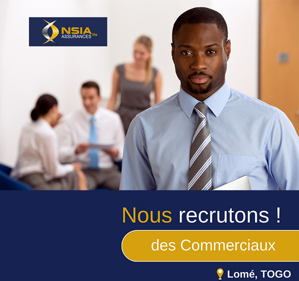 Togo-NSA Assurance vie recrute des commerciaux